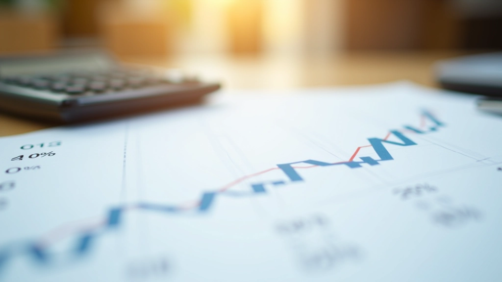Inflationsstatistiken und Preisindizes in einer detaillierten Grafik mit Balkendiagrammen und Trendlinien
