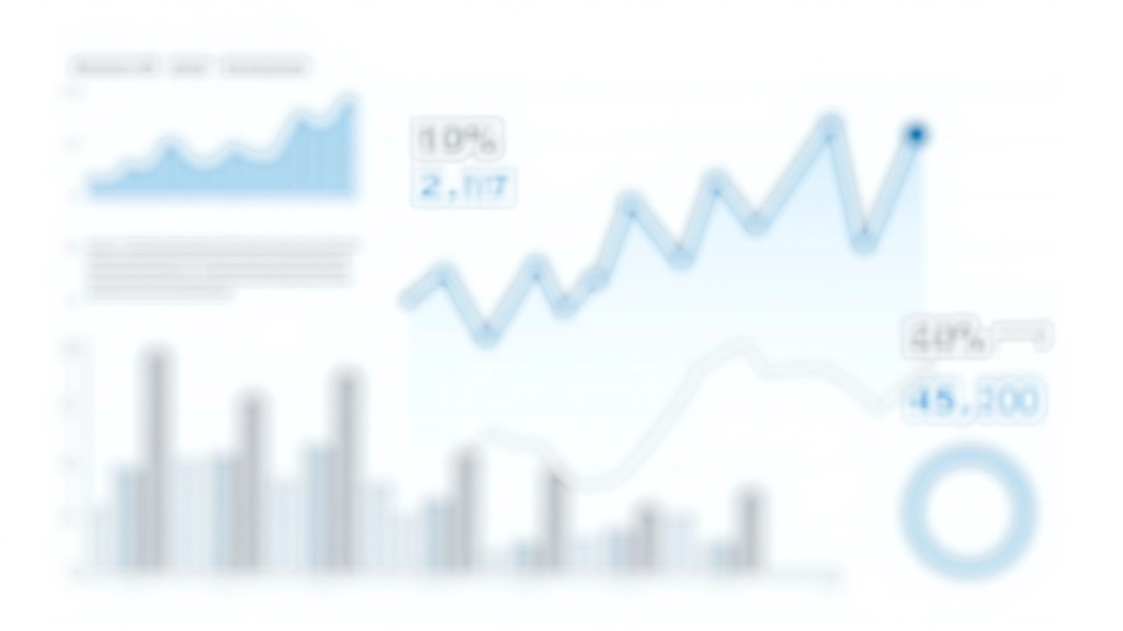 Detaillierte Konjunkturtrends-Grafik mit vielen Indikatoren, Balkendiagrammen und Statistiken zur deutschen Wirtschaft